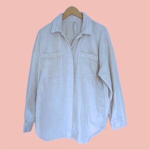 Aritzia Cream Utility Jacket